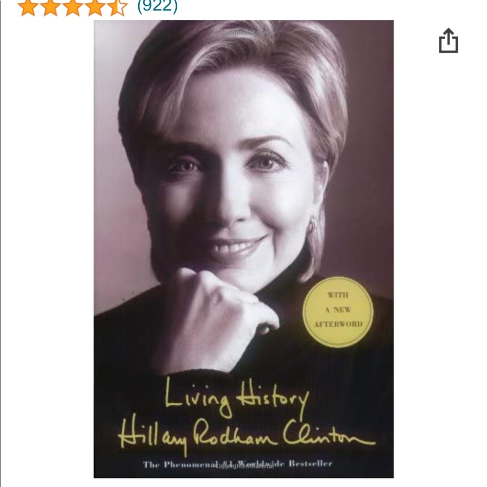 hillary clinton living history book